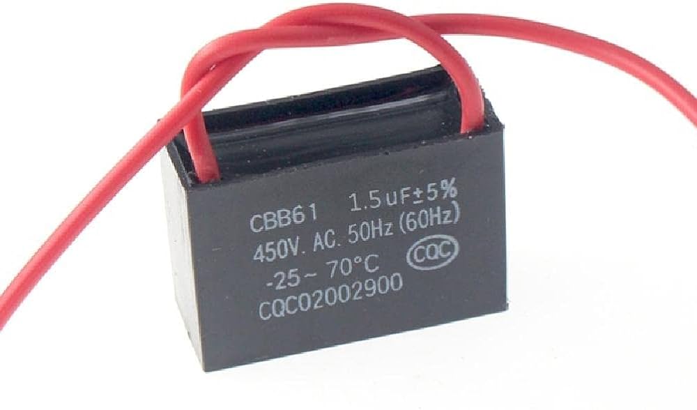 Condensateur de démarrage ventilateur 1.5uF 450V