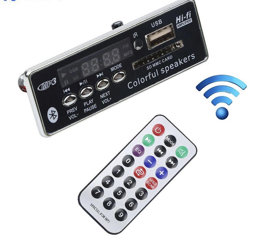 Lecteur MP3 Bluetooth avec Télécommande carte SD intégré