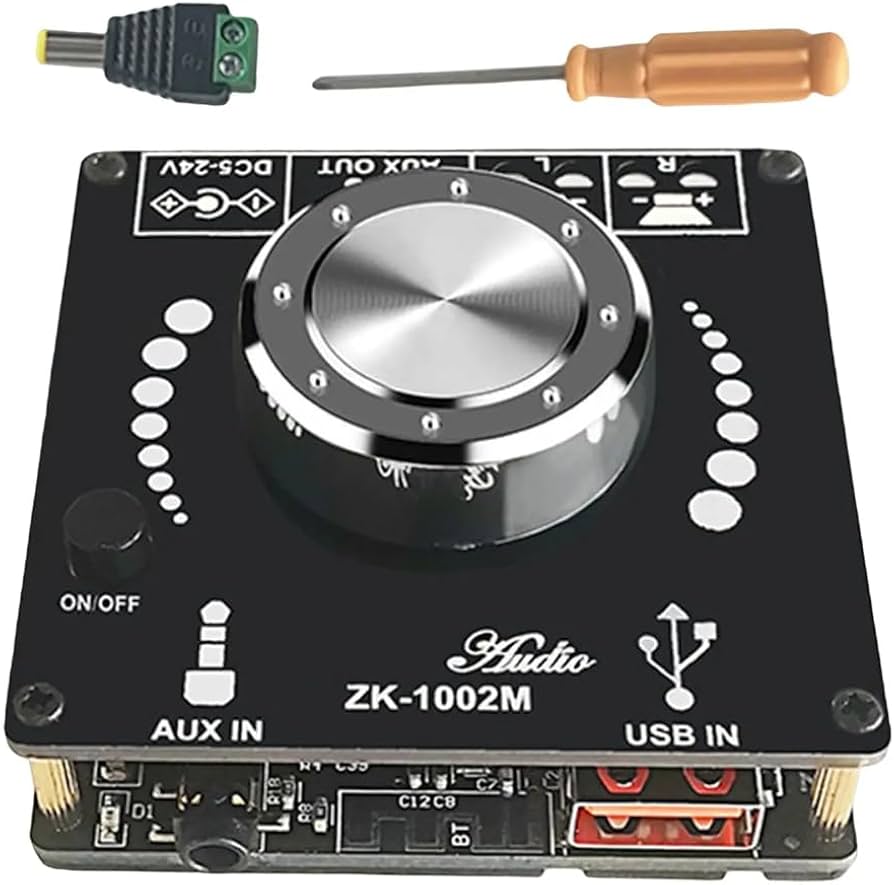 Module amplificateur numérique 100 W+ 100 W Bluetooth ZK-1002M