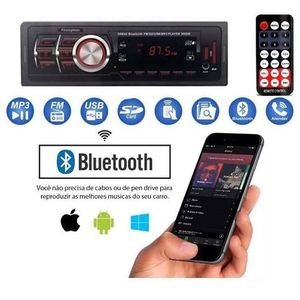 Autoradio MP3,Bluetooth,USB,AUX,carte mémoire A622