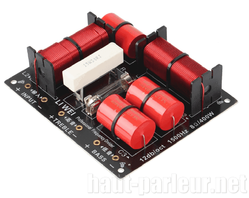 Filtre haut-parleur professionnel 2 voies 1500Hz 8 Ohms 400 watts