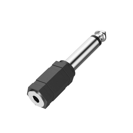 Adaptateur JACK Mâle Mono 6.35mm / Jack Femelle Mono 3.5mm