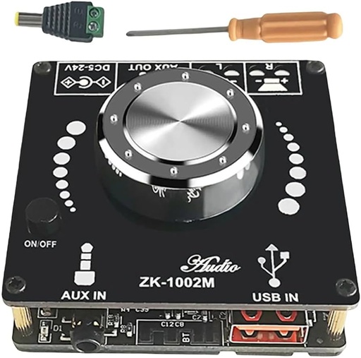 Module amplificateur numérique 100 W+ 100 W Bluetooth ZK-1002M